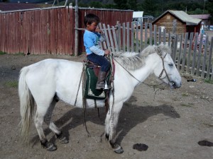 Our guide with whistle in mouth, ready to signal it's time to ride!