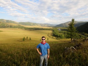 My horse and I ran through much of the field behind me! (If you can't tell from my hair...)
