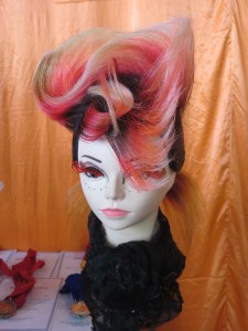 Medals in the background are ready to be handed out to the winning contestants!