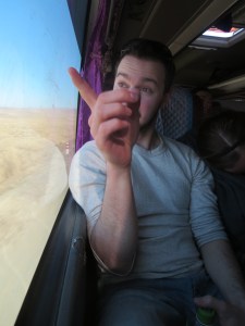 "There's other things to take pictures of besides me!" (My face was sore from all the posing and smiles.)