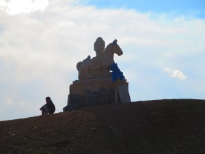 Where there is a horse, there is often a herder nearby. Not sure if this is the case here...