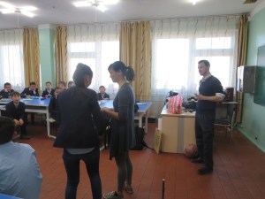 Leading lessons in classroom for students!